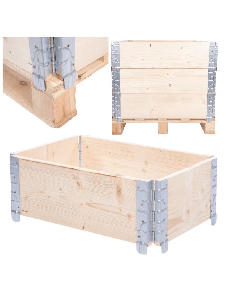 Nadstawki Paletowe - Nadstawka paletowa 60x40 sztaplowanie nadstawki paletowe grządka zielnik - product b2b.wamar.biz 1