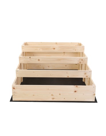 Grządki i Warzywniaki - Skrzynie na warzywa warzywniak donica IMPREGNOWANY 45x90x120 GRATISY EKO - product 4