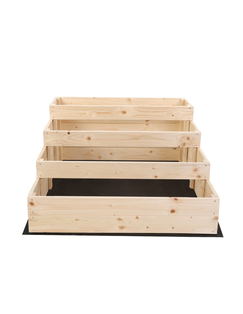 Grządki i Warzywniaki - Skrzynie na warzywa warzywniak donica IMPREGNOWANY 45x90x120 GRATISY EKO - product b2b.wamar.biz 4