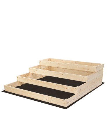 Grządki i Warzywniaki - Skrzynia na warzywa warzywniak grządka IMPREGNOWANY 36x120x120 GRATISY EKO - product 3