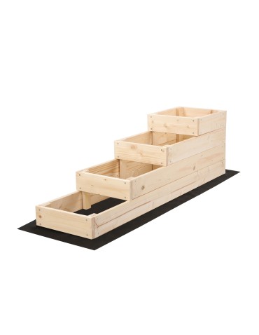 Grządki i Warzywniaki - Skrzynia na warzywa warzywniak grządka IMPREGNOWANY 36x30x120 GRATISY EKO - product 3