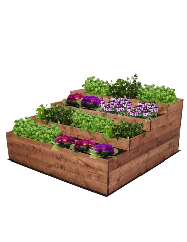 Skrzynia na warzywa warzywnik IMPREGNOWANY 54x120x120 GRATISY WYSOKA ECO - product 2