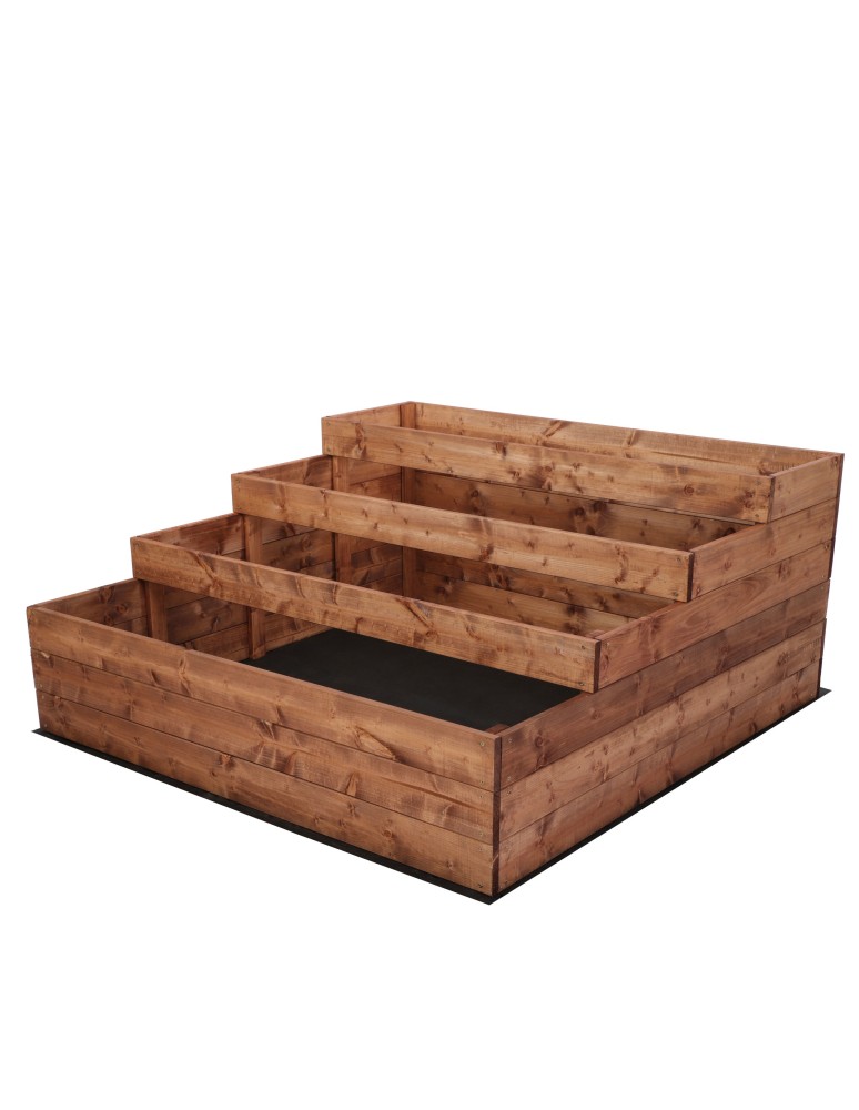 Grządki i Warzywniaki - Skrzynia na warzywa warzywnik IMPREGNOWANY 54x120x120 GRATISY WYSOKA ECO - product b2b.wamar.biz 3