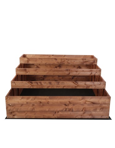 Grządki i Warzywniaki - Skrzynia na warzywa warzywnik IMPREGNOWANY 54x120x120 GRATISY WYSOKA ECO - product 4