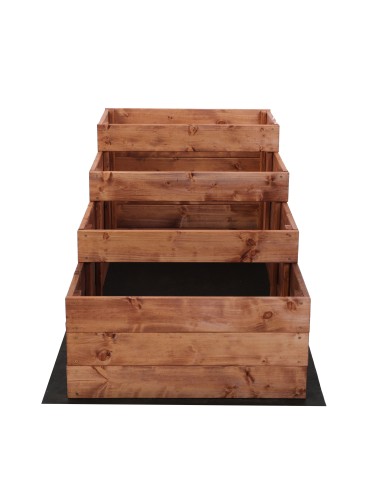 Grządki i Warzywniaki - Skrzynia na warzywa warzywnik IMPREGNOWANY 54x60x120 GRATISY WYSOKA ECO - product 4