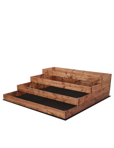 Grządki i Warzywniaki - Skrzynia na warzywa warzywniak grządka IMPREGNOWANY 36x120x120 GRATISY EKO - product 3