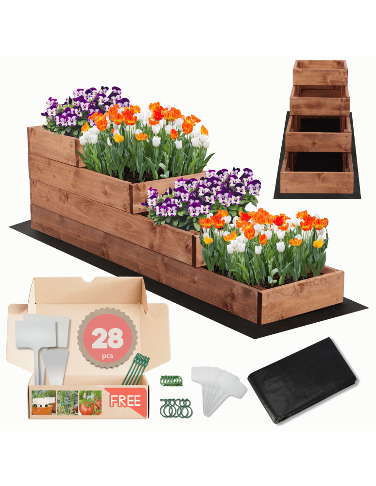 Grządki i Warzywniaki - Skrzynia na warzywa warzywniak grządka IMPREGNOWANY 36x30x120 GRATISY EKO - produkt b2b.wamar.biz 1