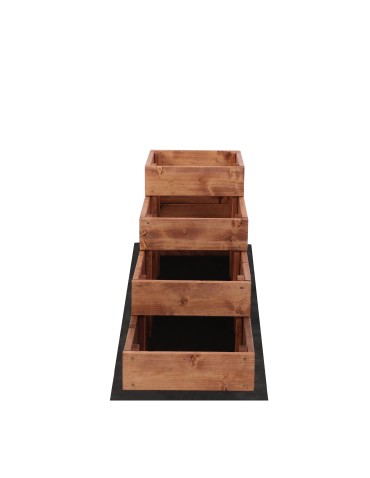 Grządki i Warzywniaki - Skrzynia na warzywa warzywniak grządka IMPREGNOWANY 36x30x120 GRATISY EKO - produkt 5