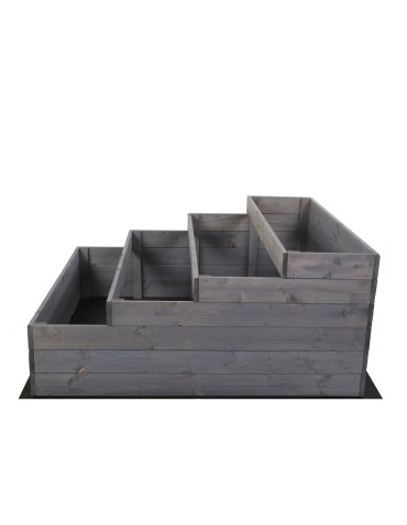 Grządki i Warzywniaki - Skrzynia na warzywa warzywnik IMPREGNOWANY 54x120x120 GRATISY WYSOKA ECO - product 5