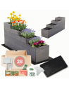 Skrzynia na warzywa warzywnik IMPREGNOWANY 54x30x120 GRATISY WYSOKA ECO