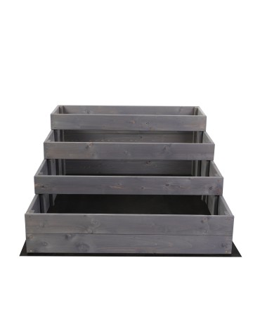 Grządki i Warzywniaki - Skrzynie na warzywa warzywniak donica IMPREGNOWANY 45x90x120 GRATISY EKO - product 4