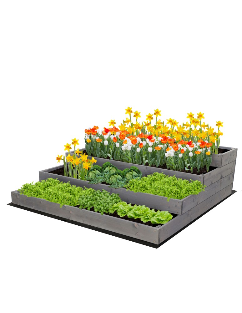 Grządki i Warzywniaki - Skrzynia na warzywa warzywniak grządka IMPREGNOWANY 36x120x120 GRATISY EKO - product b2b.wamar.biz 2