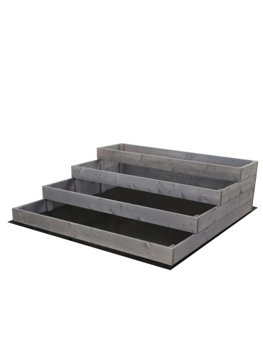 Grządki i Warzywniaki - Skrzynia na warzywa warzywniak grządka IMPREGNOWANY 36x120x120 GRATISY EKO - product 3