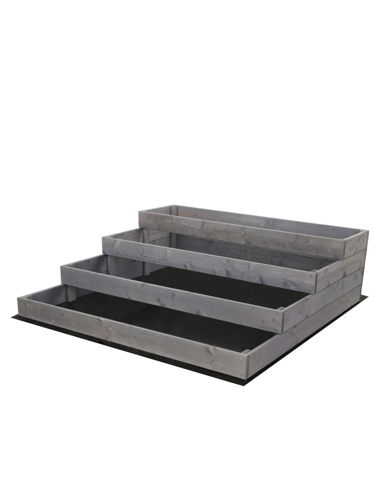 Grządki i Warzywniaki - Skrzynia na warzywa warzywniak grządka IMPREGNOWANY 36x120x120 GRATISY EKO - product b2b.wamar.biz 3