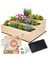 Skrzynie na warzywa warzywniak donica drewniany 45x120x90 GRATISY EKO