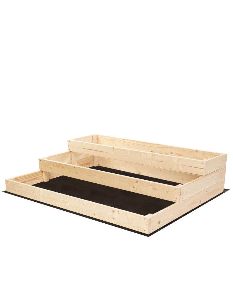 Grządki i Warzywniaki - Skrzynia na warzywa warzywniak inspekt drewniany 27x120x90 GRATISY ECO - product b2b.wamar.biz 3