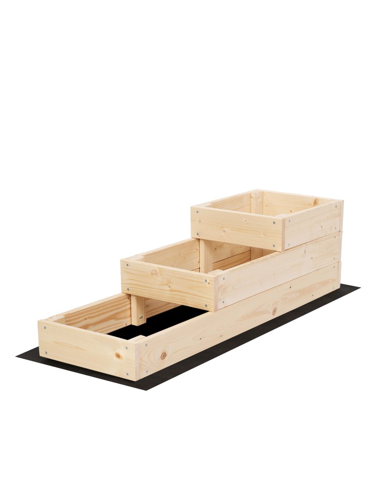 Grządki i Warzywniaki - Skrzynia na warzywa warzywniak inspekt drewniany 27x30x90 GRATISY ECO - produkt b2b.wamar.biz 3