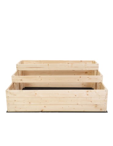 Grządki i Warzywniaki - Skrzynie na warzywa warzywniak donica IMPREGNOWANY 45x120x90 GRATISY EKO - product 5