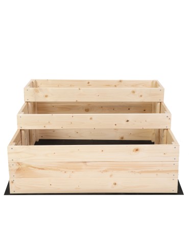 Grządki i Warzywniaki - Skrzynie na warzywa warzywniak donica IMPREGNOWANY 45x90x90 GRATISY EKO - product 5