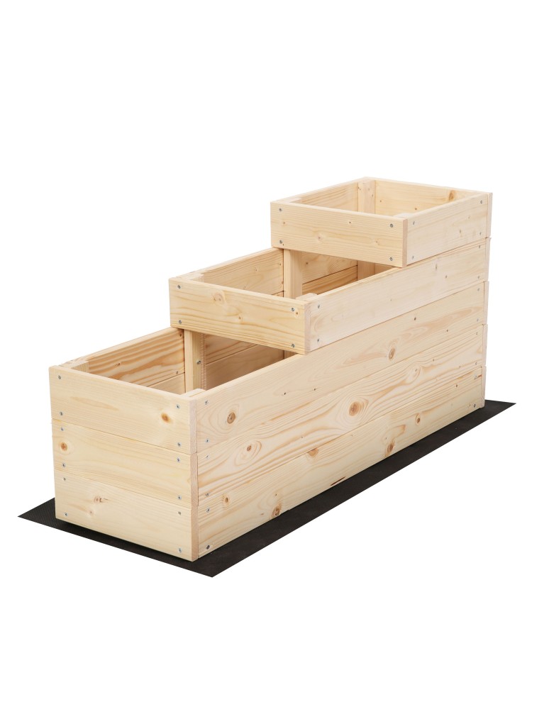 Grządki i Warzywniaki - Skrzynie na warzywa warzywniak donica IMPREGNOWANY 45x30x90 GRATISY EKO - product b2b.wamar.biz 3