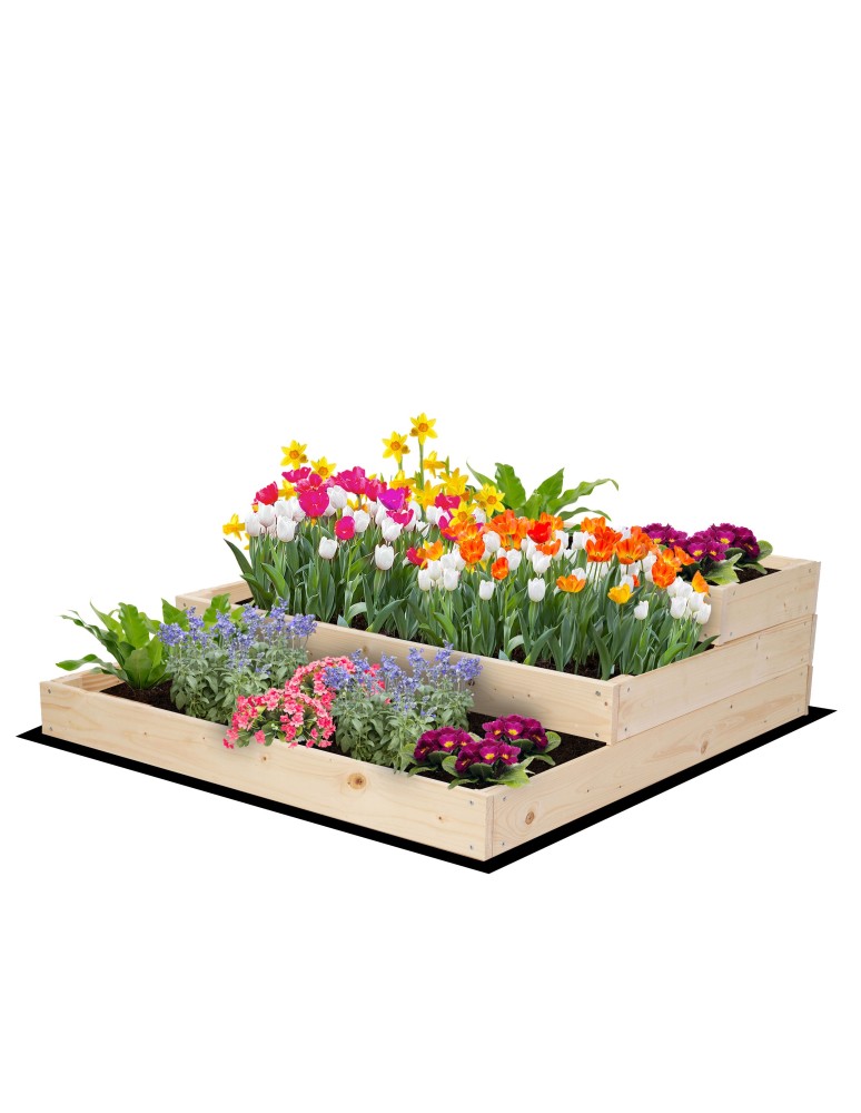 Grządki i Warzywniaki - Skrzynia na warzywa warzywniak inspekt IMPREGNOWANY 27x90x90 GRATISY ECO - product b2b.wamar.biz 2