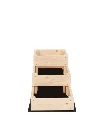 Grządki i Warzywniaki - Skrzynia na warzywa warzywniak inspekt IMPREGNOWANY 27x30x90 GRATISY ECO - product 4