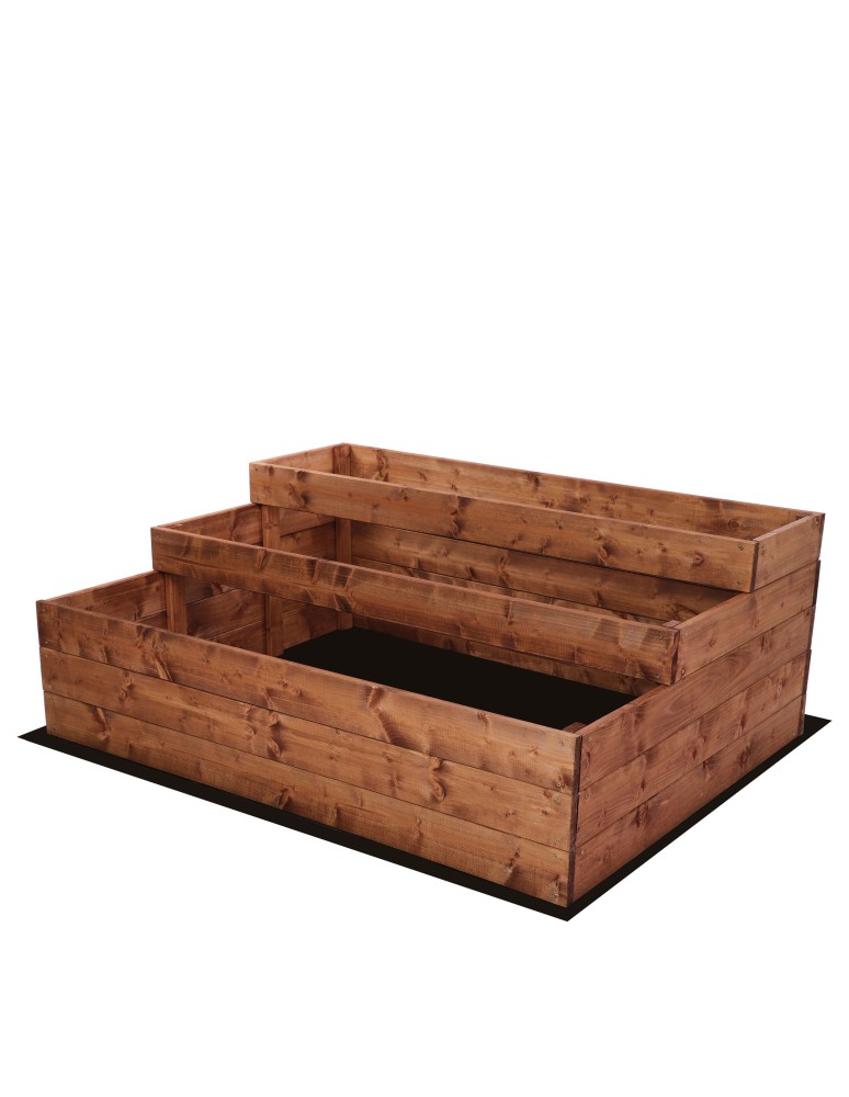 Grządki i Warzywniaki - Skrzynie na warzywa warzywniak donica IMPREGNOWANY 45x120x90 GRATISY EKO - product b2b.wamar.biz 3