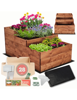 Skrzynie na warzywa warzywniak donica IMPREGNOWANY 45x60x90 GRATISY EKO