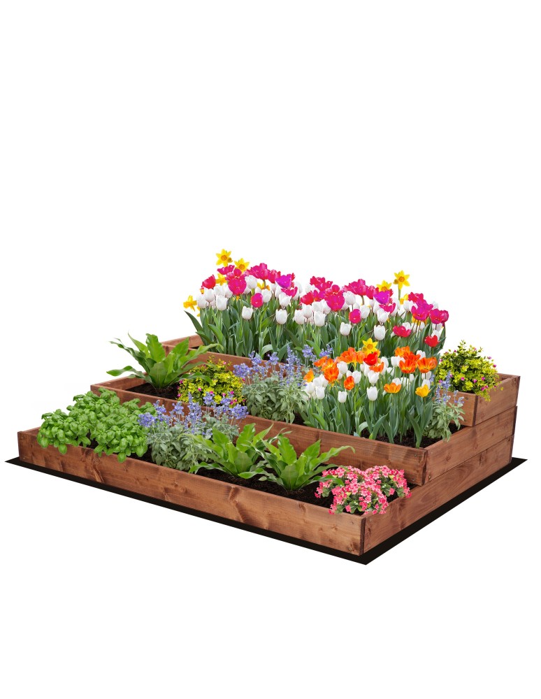 Grządki i Warzywniaki - Skrzynia na warzywa warzywniak inspekt IMPREGNOWANY 27x120x90 GRATISY ECO - product b2b.wamar.biz 2