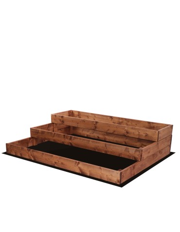 Grządki i Warzywniaki - Skrzynia na warzywa warzywniak inspekt IMPREGNOWANY 27x120x90 GRATISY ECO - product 3