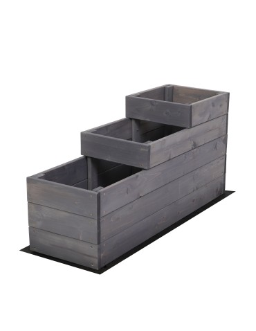 Grządki i Warzywniaki - Skrzynie na warzywa warzywniak donica IMPREGNOWANY 45x30x90 GRATISY EKO - product 3