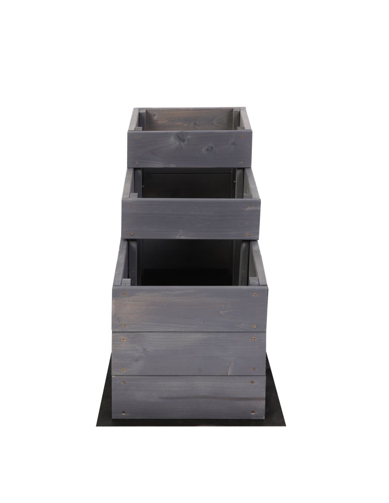 Grządki i Warzywniaki - Skrzynie na warzywa warzywniak donica IMPREGNOWANY 45x30x90 GRATISY EKO - product b2b.wamar.biz 4