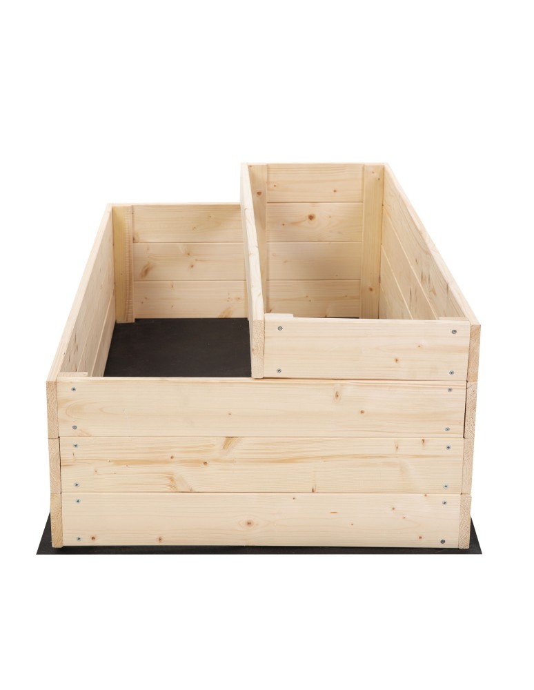 Grządki i Warzywniaki - Skrzynia na warzywa warzywniak grządka drewniany 36x120x60 GRATISY EKO - product b2b.wamar.biz 4