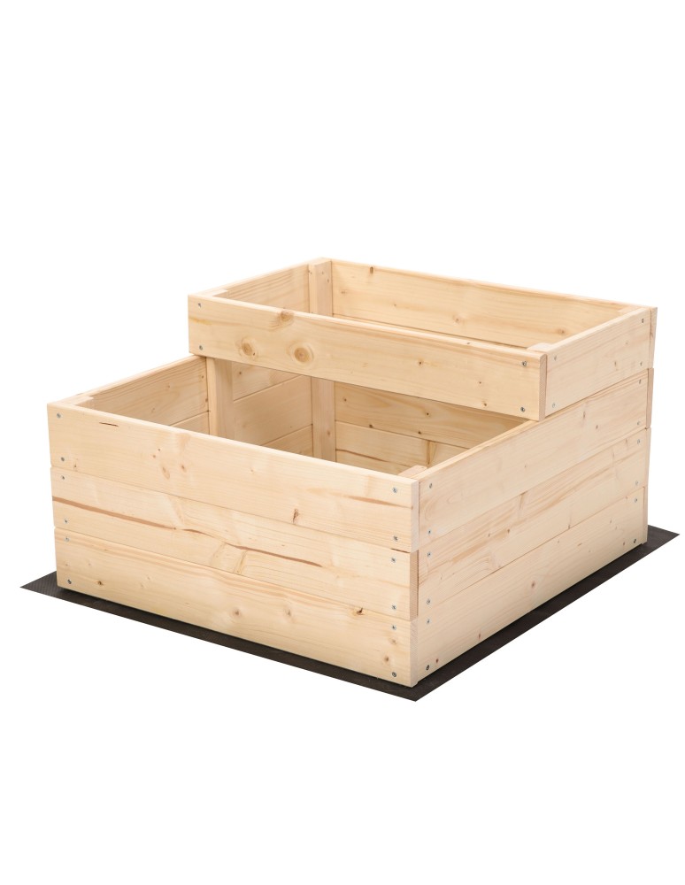 Grządki i Warzywniaki - Skrzynia na warzywa warzywniak grządka drewniany 36x60x60 GRATISY EKO - product b2b.wamar.biz 3