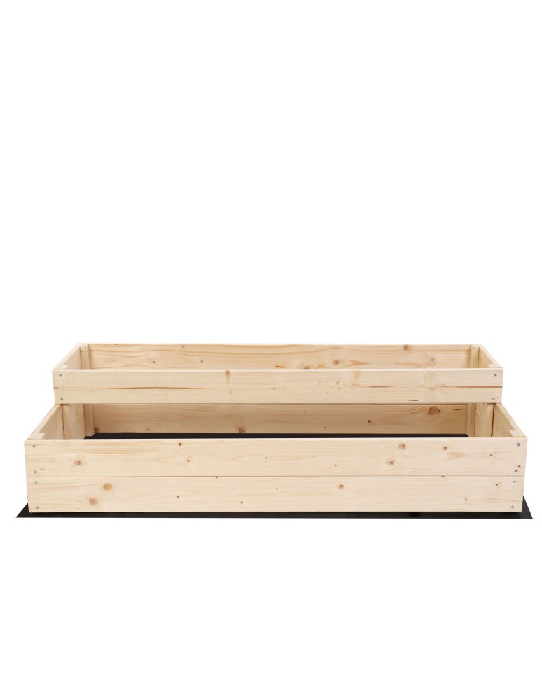 Grządki i Warzywniaki - Skrzynia na warzywa warzywniak inspekt IMPREGNOWANY 27x120x60 GRATISY ECO - product b2b.wamar.biz 5