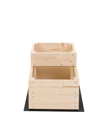 Grządki i Warzywniaki - Skrzynia na warzywa warzywniak inspekt IMPREGNOWANY 27x30x60 GRATISY ECO - produkt 4