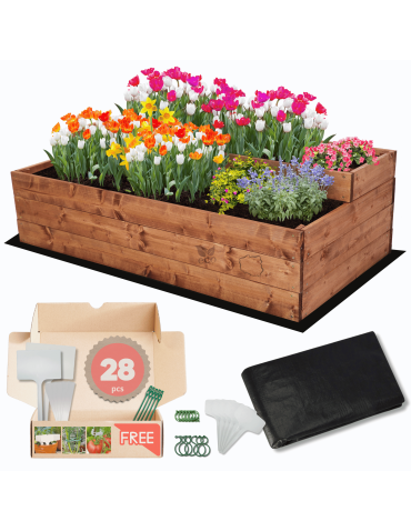 Skrzynia na warzywa warzywniak grządka IMPREGNOWANY 36x120x60 GRATISY EKO