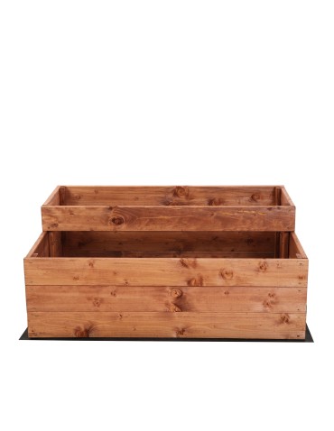 Grządki i Warzywniaki - Skrzynia na warzywa warzywniak grządka IMPREGNOWANY 36x90x60 GRATISY EKO - product 5