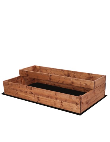 Grządki i Warzywniaki - Skrzynia na warzywa warzywniak inspekt IMPREGNOWANY 27x120x60 GRATISY ECO - product 3