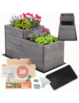 Skrzynia na warzywa warzywniak grządka IMPREGNOWANY 36x30x60 GRATISY EKO