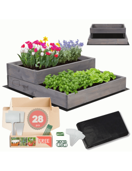 Skrzynia na warzywa skrzynie na warzywniak IMPREGNOWANY 18x60x60 GRATISY EKO