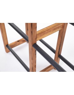 Regał na Skrzynki Transportowe (6szt) 108X102X32cm Brązowe Opalane Drewno/Plastik - product 2