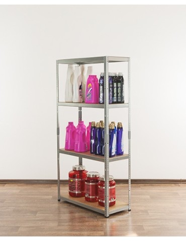 Regały Magazynowe - Regał metalowy magazynowy garażowy 138X70X30cm Ocynkowany - product 5