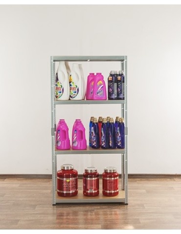 Regały Magazynowe - Regał metalowy magazynowy garażowy 138X70X30cm Ocynkowany - product 6