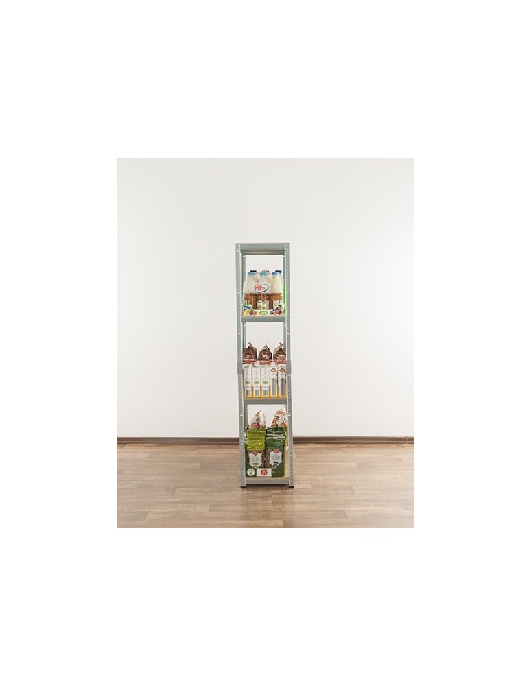 Regały Magazynowe - Regał metalowy magazynowy garażowy 138X70X30cm Ocynkowany - product b2b.wamar.biz 8