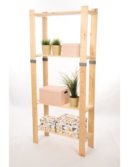 Regał drewniany na książki regał na zabawki regał do spiżarni 179cm SOSNOWY - product 2