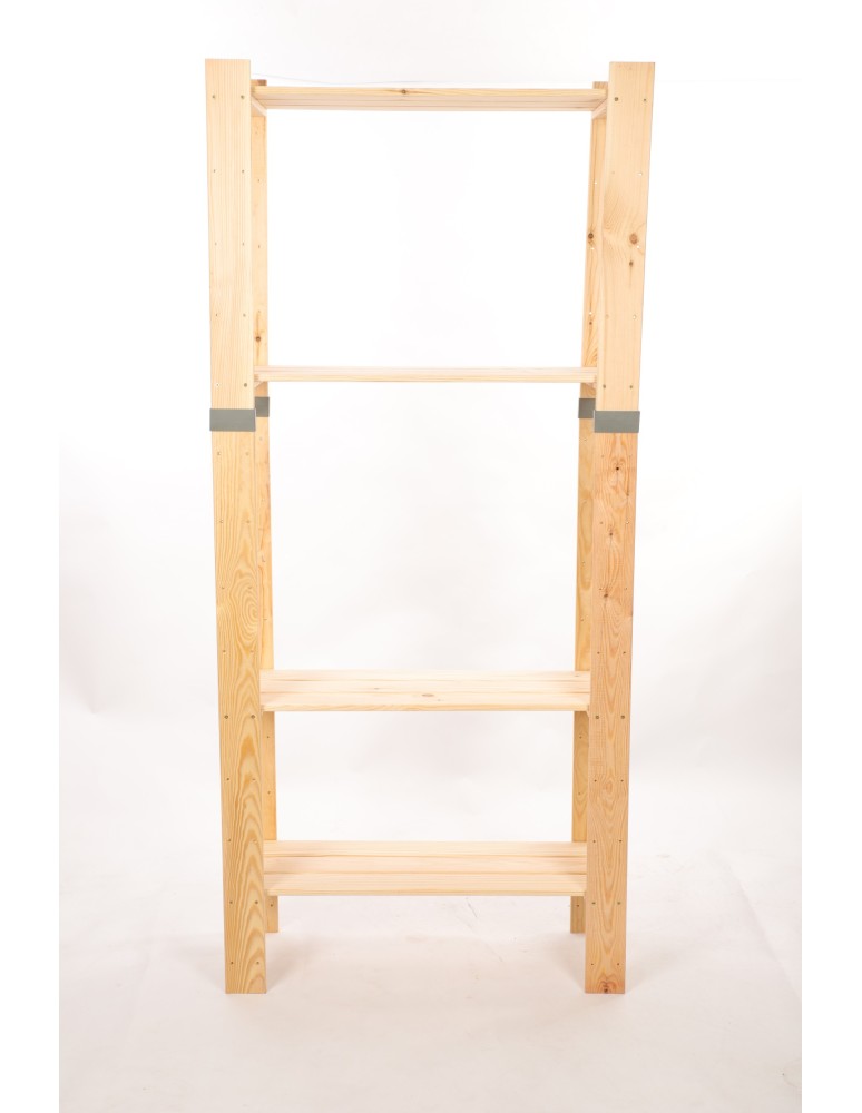 Regały drewniane - Regał drewniany na książki regał na zabawki regał do spiżarni 179cm SOSNOWY - produkt b2b.wamar.biz 4