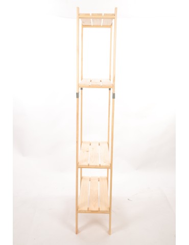 Regały drewniane - Regał drewniany na książki regał na zabawki regał do spiżarni 179cm SOSNOWY - produkt 5