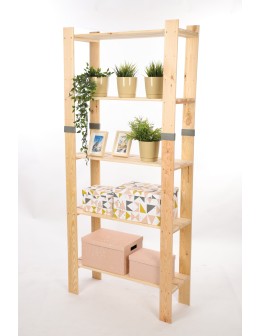 Regał drewniany na książki regał na zabawki regał do spiżarni 179cm SOSNOWY - product 2