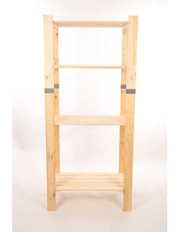 Regały drewniane - Regał drewniany na książki regał na zabawki regał do spiżarni 179cm SOSNOWY - product 4